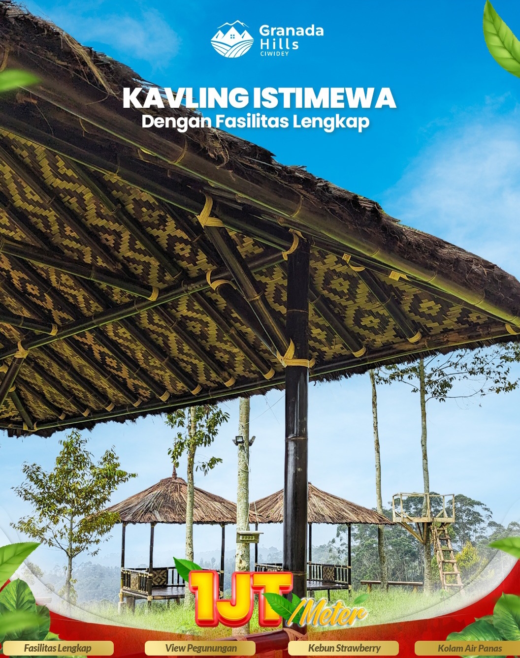 Kavling Kebun Strawbery di Jantung Wisata Ciwidey