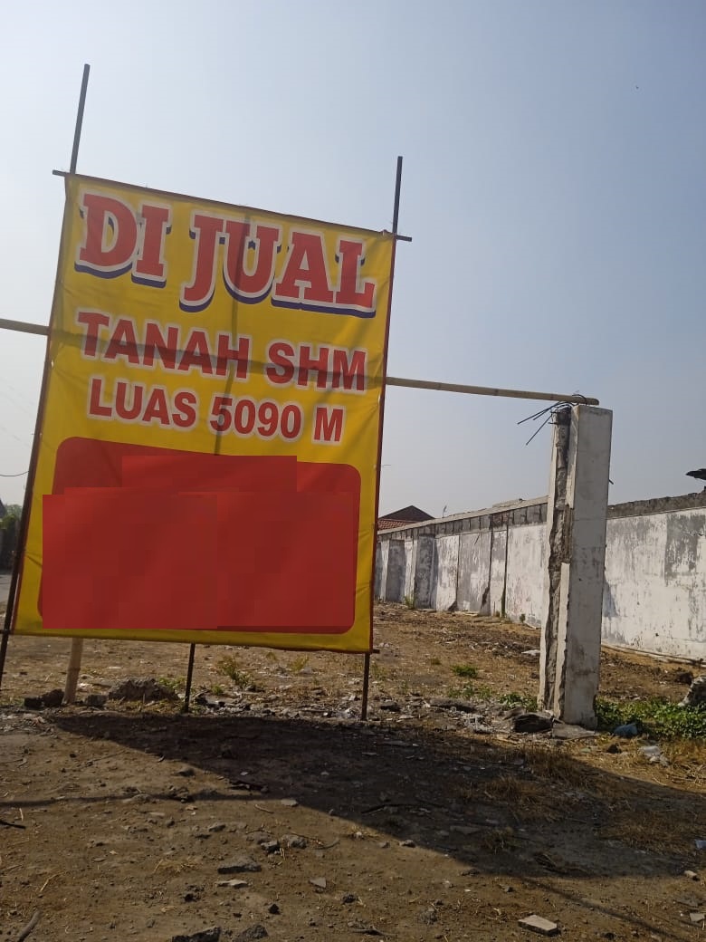tanah dijual jalan mastrip surabaya