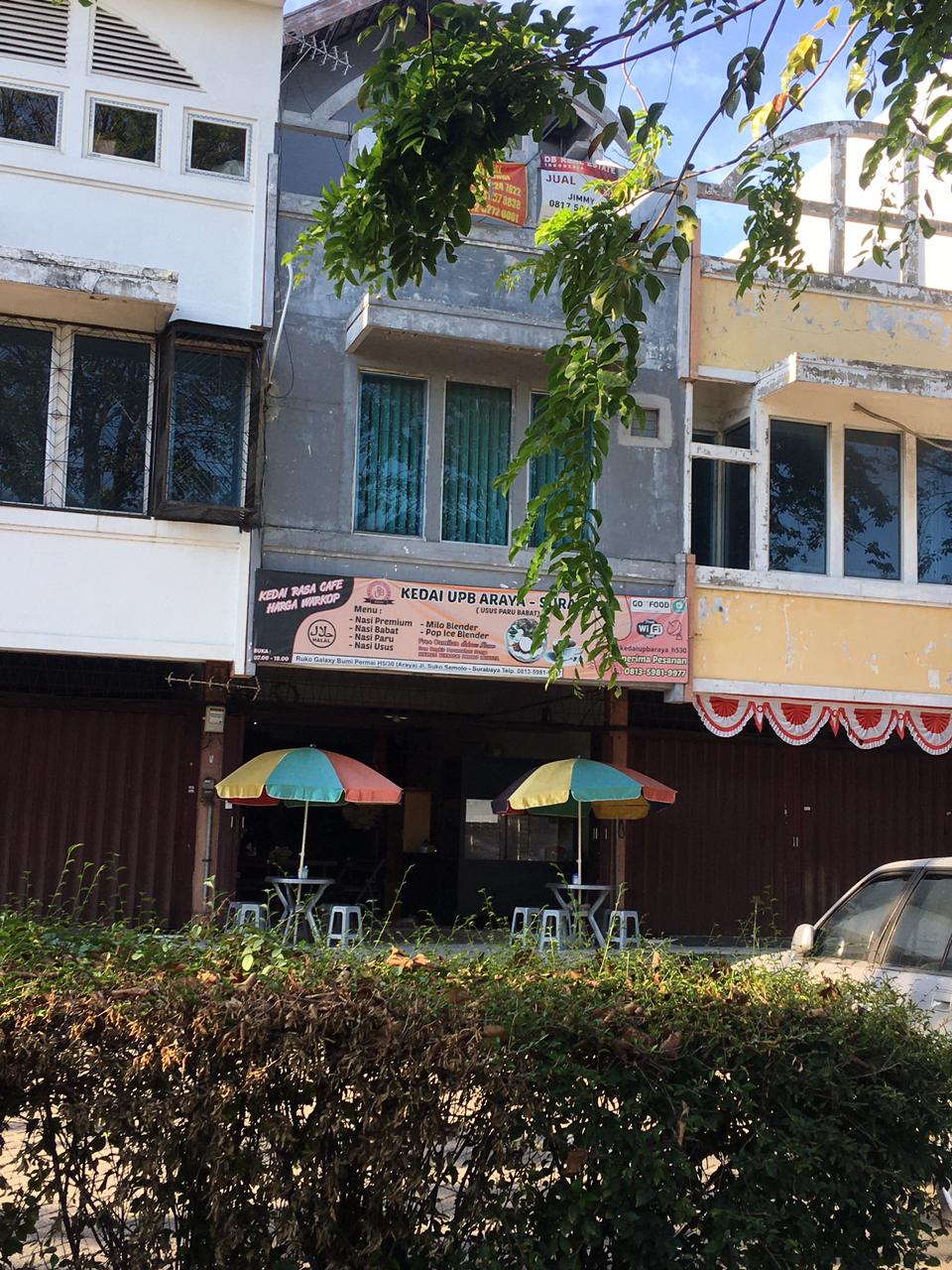 ruko dijual galaxy bumi permai surabaya