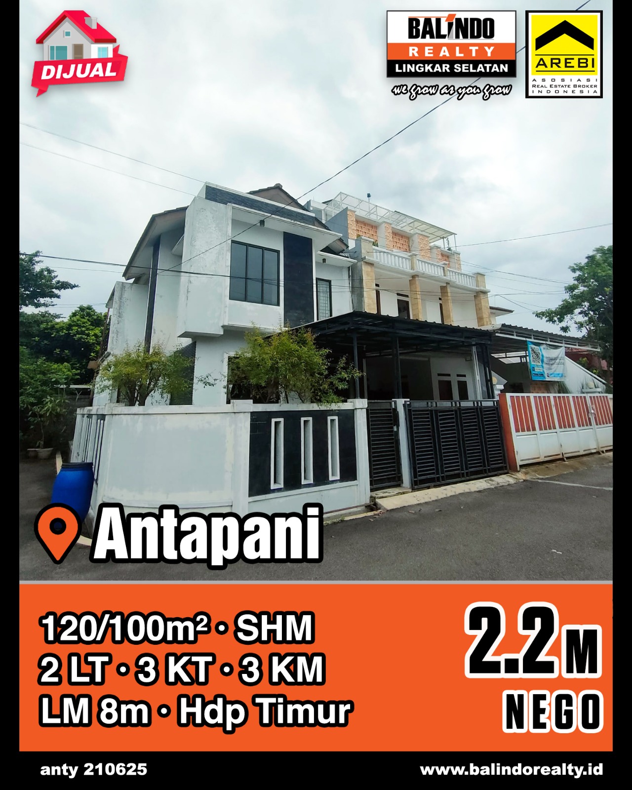 Dijual Rumah Strategis Tengah Kota di Antapani