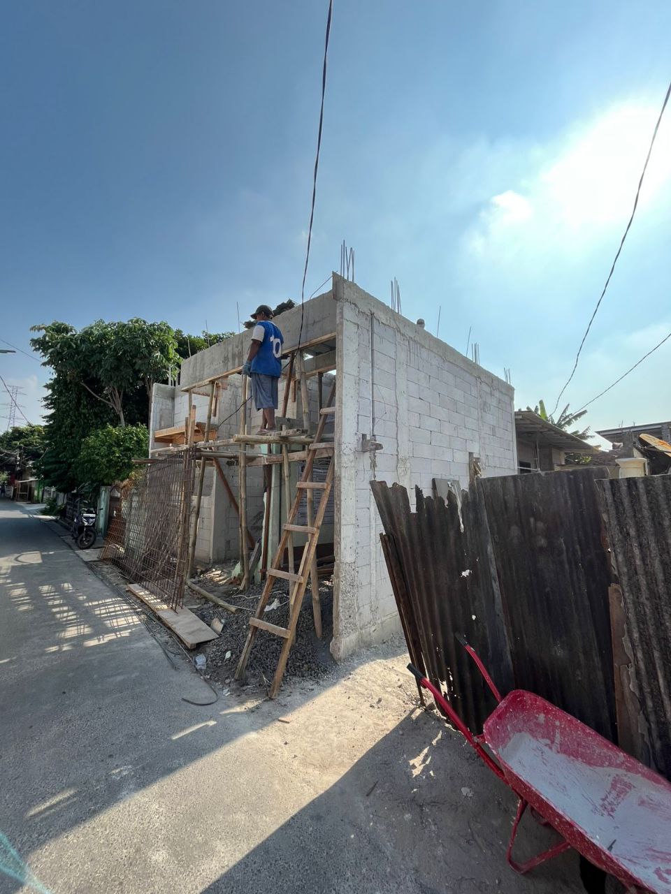 Rumah inden desain compact house di Condet Jakarta Timur