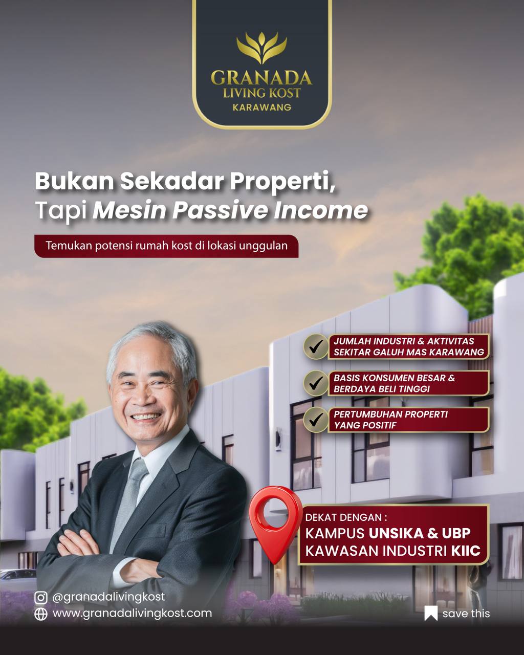 Bisnis Auto Cuan Rukos Dekat Kampus dan Pusat Bisnis