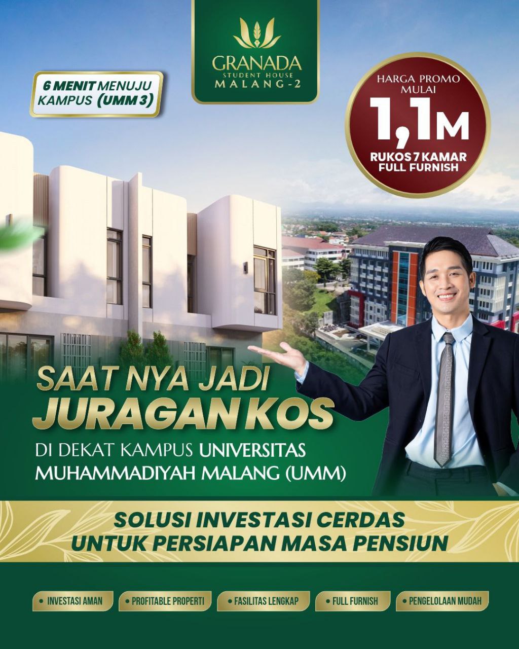 Investasi Cerdas dari Rumah Kos di Kota Pendidikan