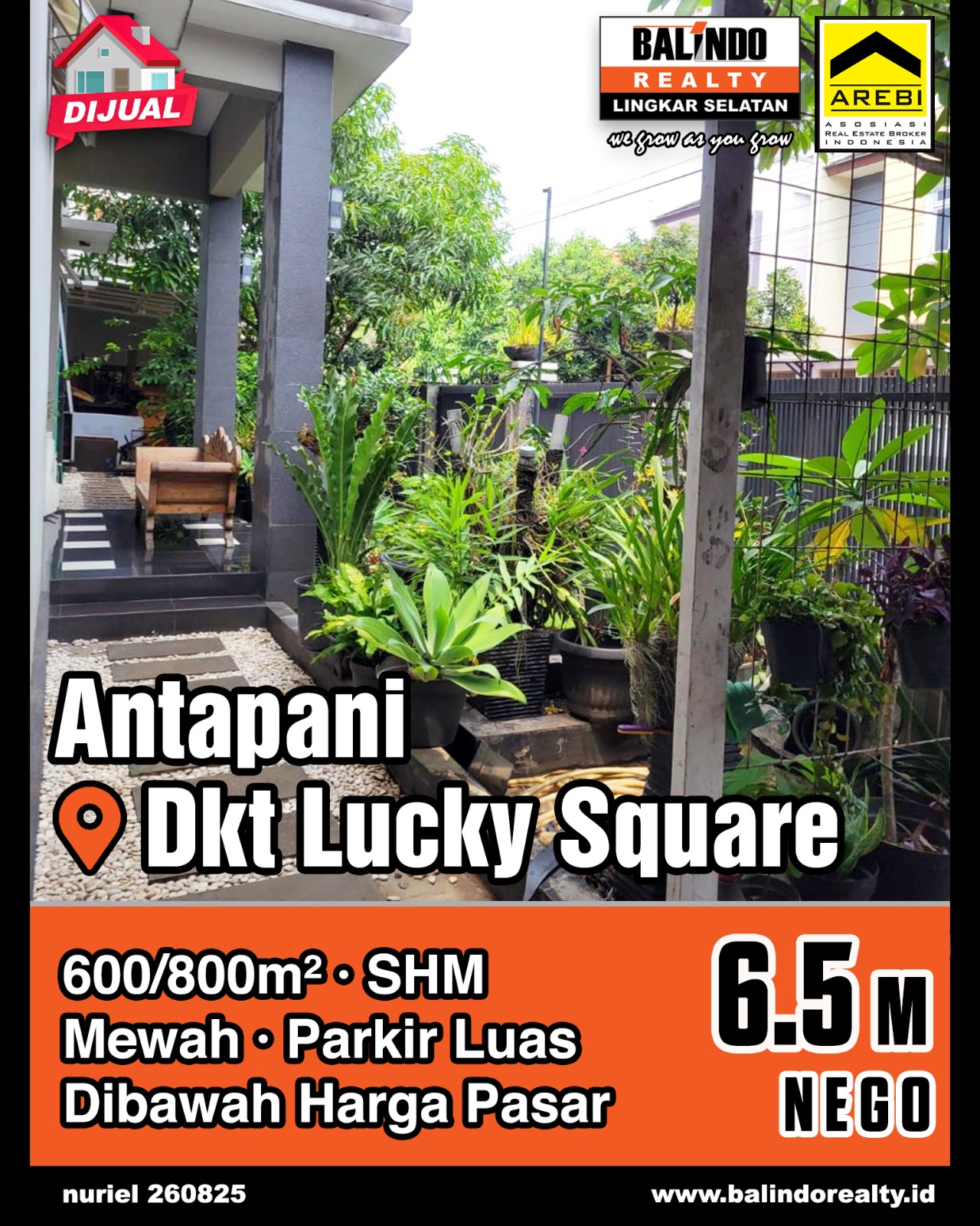 Dijual Rumah Mewah dan Nyaman Dekat Lucky Square di Antapani