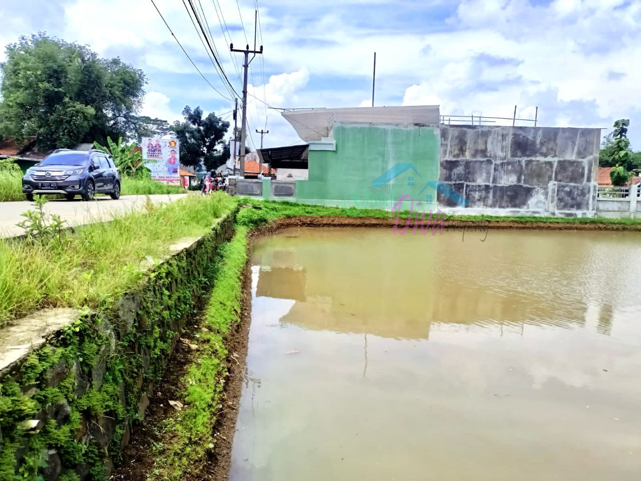 JUAL MURAH TANAH EMPANG PINGGIR JALAN Kp. BABAKAN SABRANG CISEEN