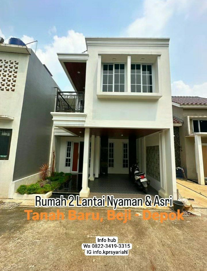 Rumah 2lantai nyaman asri di Tanah Baru Beji Depok