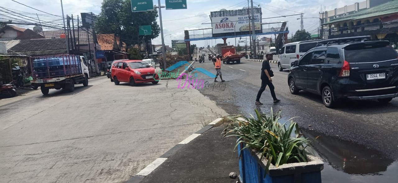 TANAH DI JALAN UTAMA DEKAT PASAR DAN STASIUN KRANJI