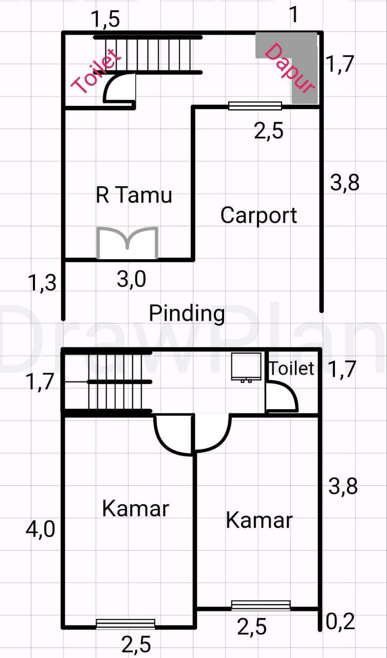 Minihouse Kahfi Rumah minimalis 2lantai Jagakarsa Jakarta Selata